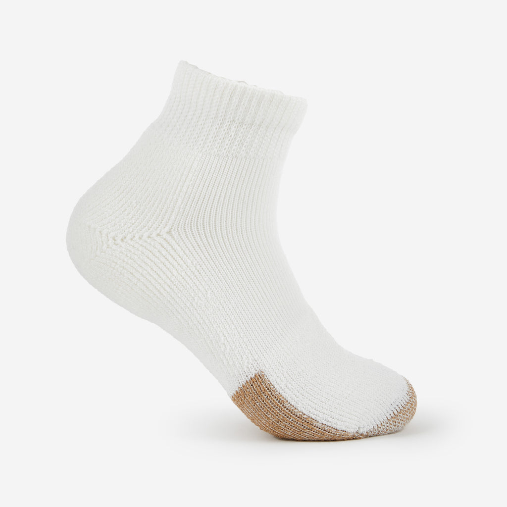 Thorlo Maximum Cushion Ankle Tennis Socks | #color_white