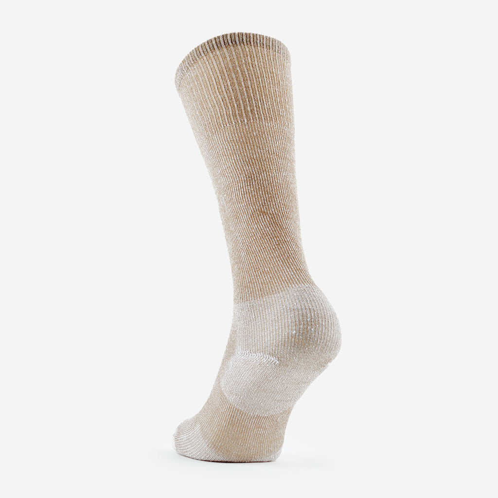 Thorlo Light Cushion Over-Calf Western Boot Socks | #color_cornstalk brown