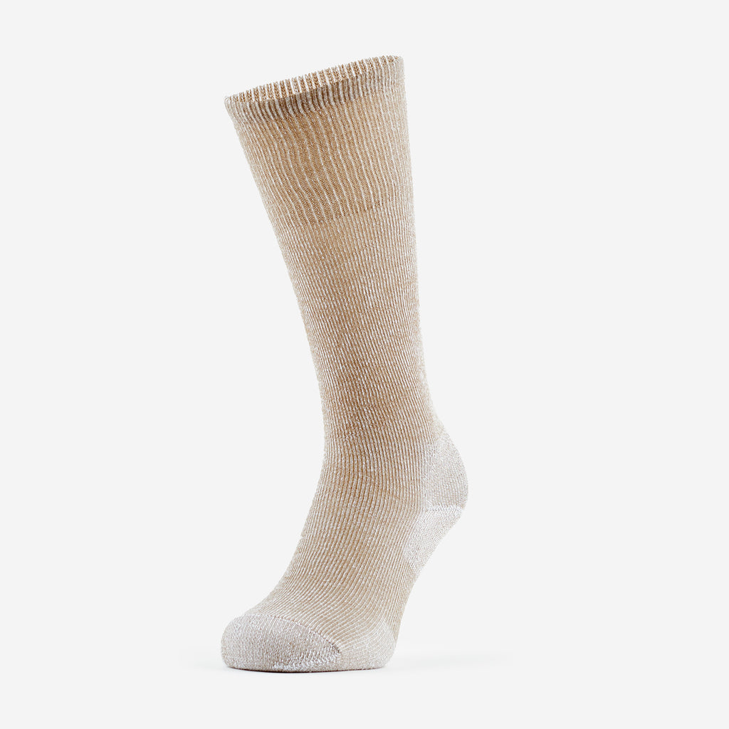 Thorlo Light Cushion Over-Calf Western Boot Socks | #color_cornstalk brown