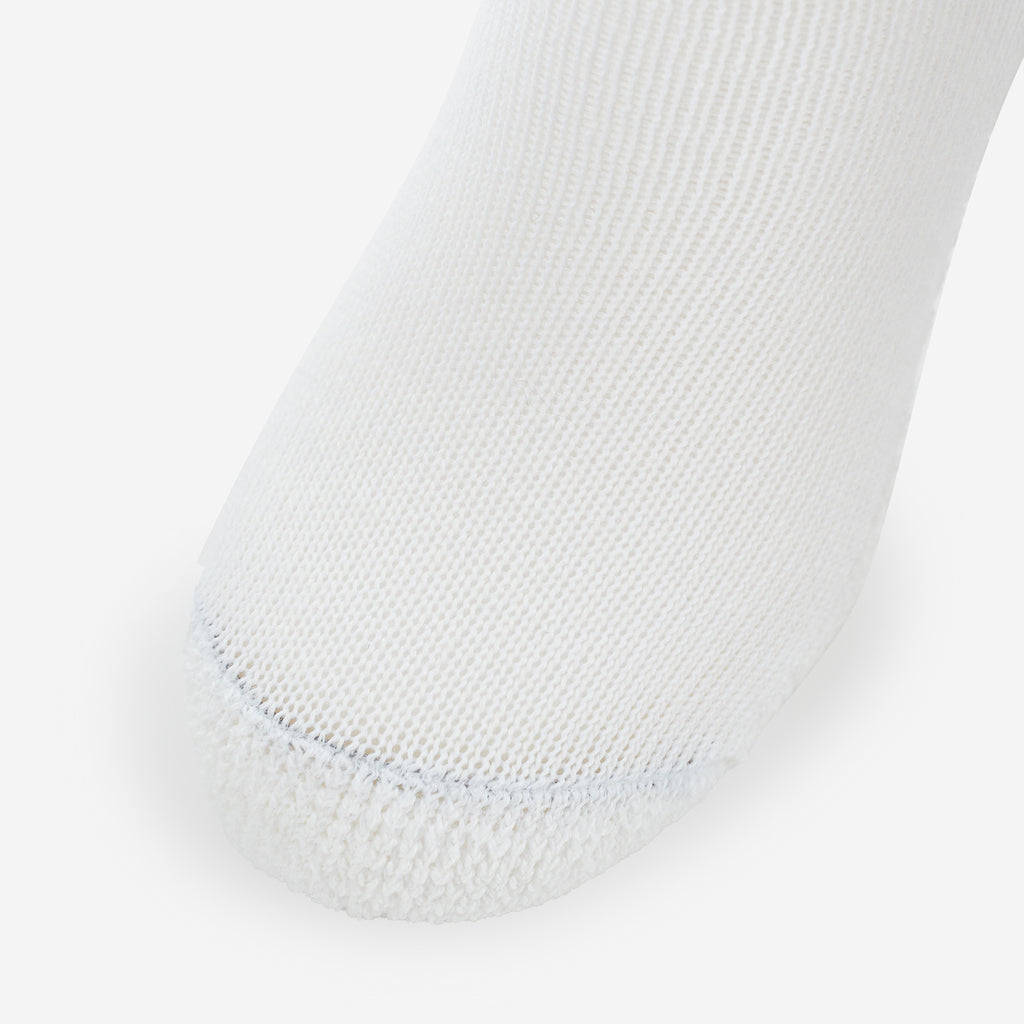 Thorlo Moderate Cushion Mid-Calf Western Boot Socks | #color_white