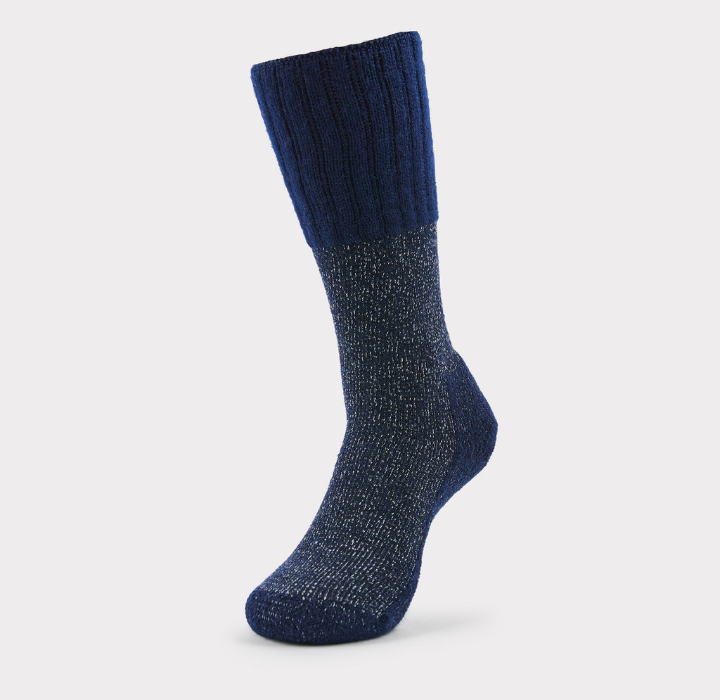 Thorlo Moderate Cushion Mid-Calf Western Boot Socks | #color_navy