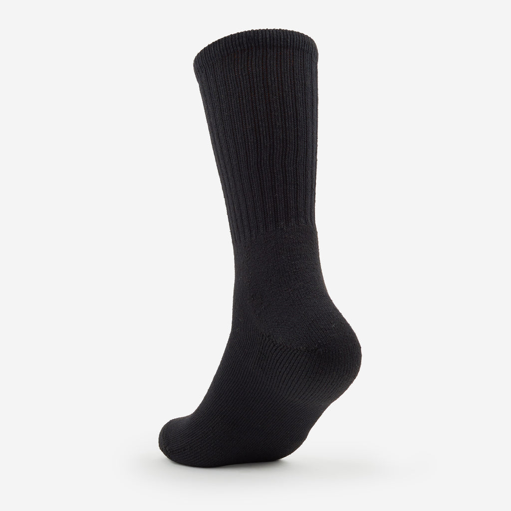 Thorlo Light Cushion Crew Ultra-Light Hiking Socks | #color_black