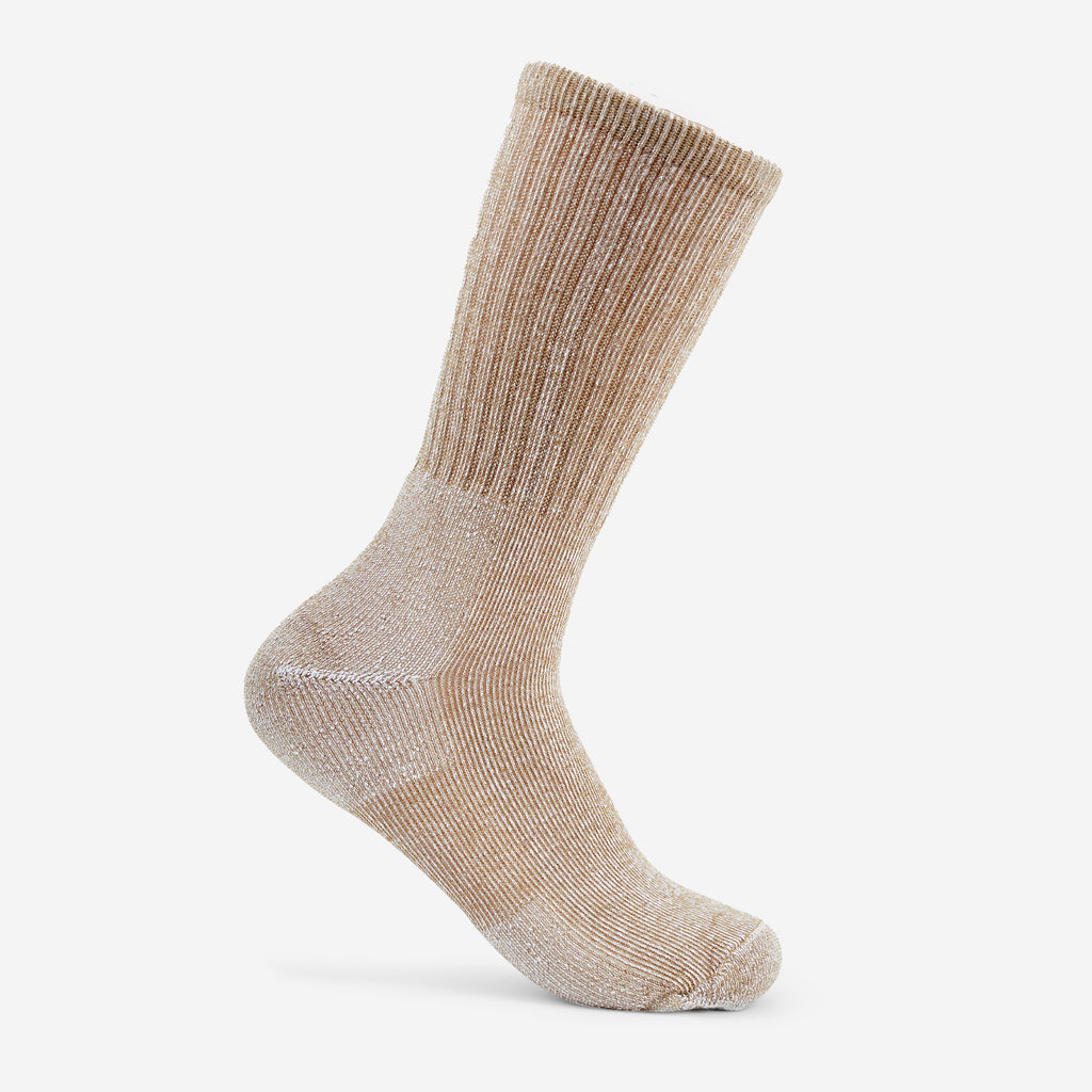 Thorlo Light Cushion Crew Ultra-Light Hiking Socks | #color_cornstalk brown