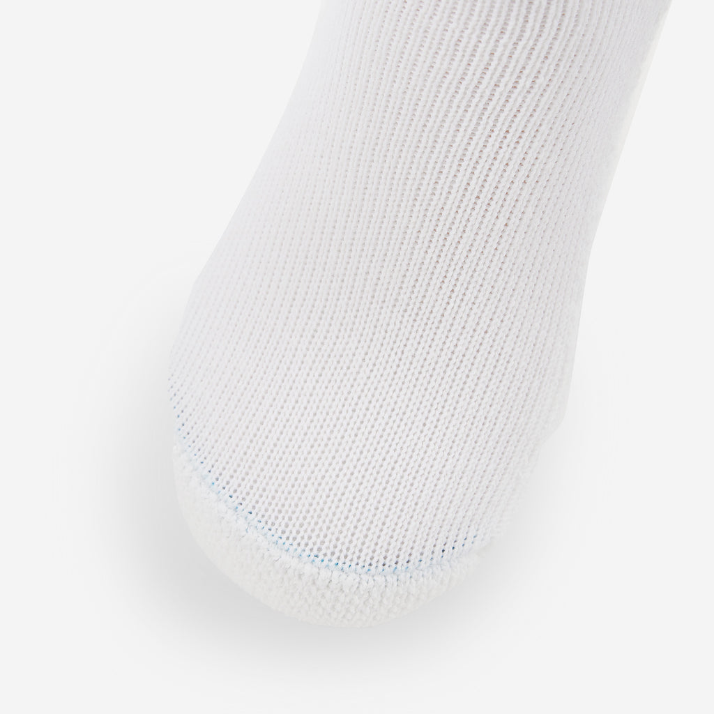 Thorlo Moderate Cushion Crew Work Socks | #color_white postal