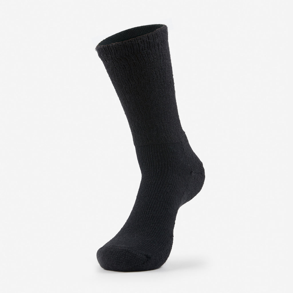 Thorlo Moderate Cushion Crew Work Socks | #color_black