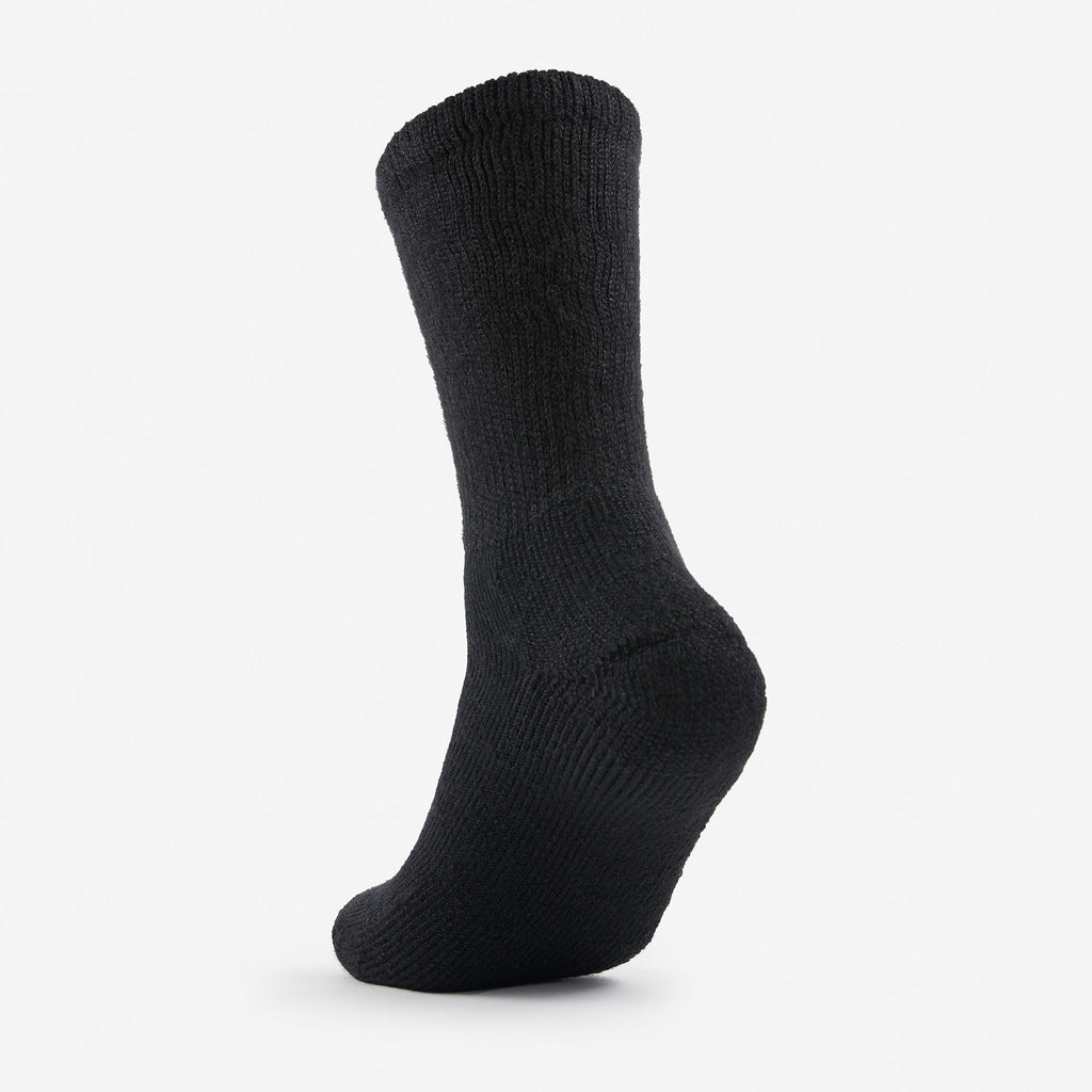 Thorlo Moderate Cushion Crew Work Socks | #color_black