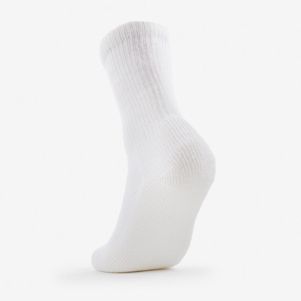 Thorlo Moderate Cushion Crew Work Socks | #color_white