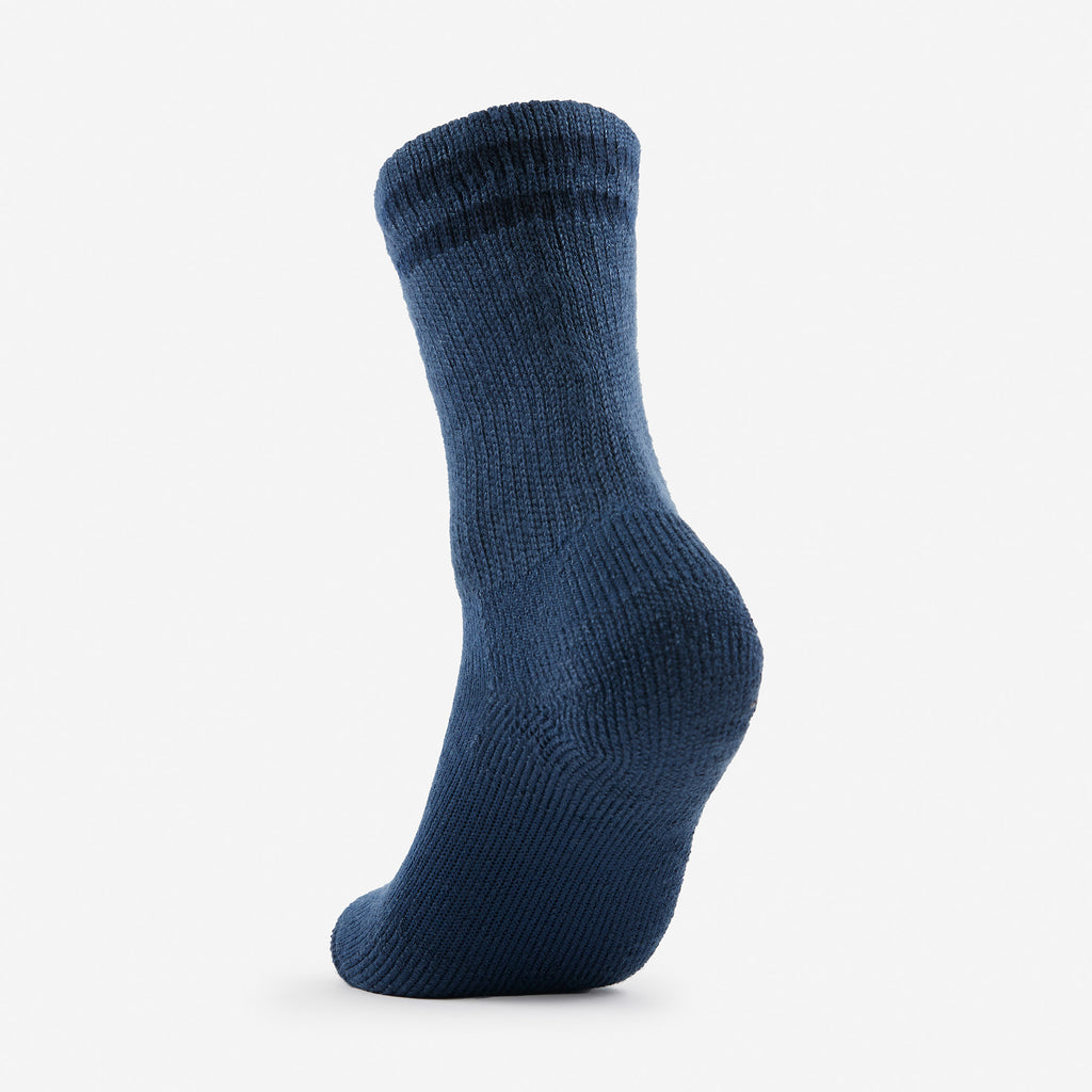 Thorlo Moderate Cushion Crew Work Socks | #color_postal blue strip