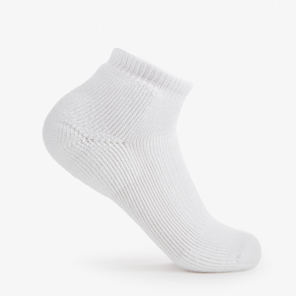 Thorlo Moderate Cushion Low-Cut Walking Socks | #color_white