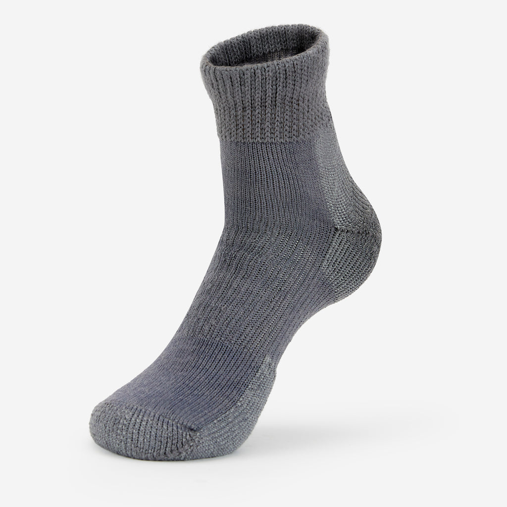 Thorlo Moderate Cushion Ankle Walking Socks | #color_Grey