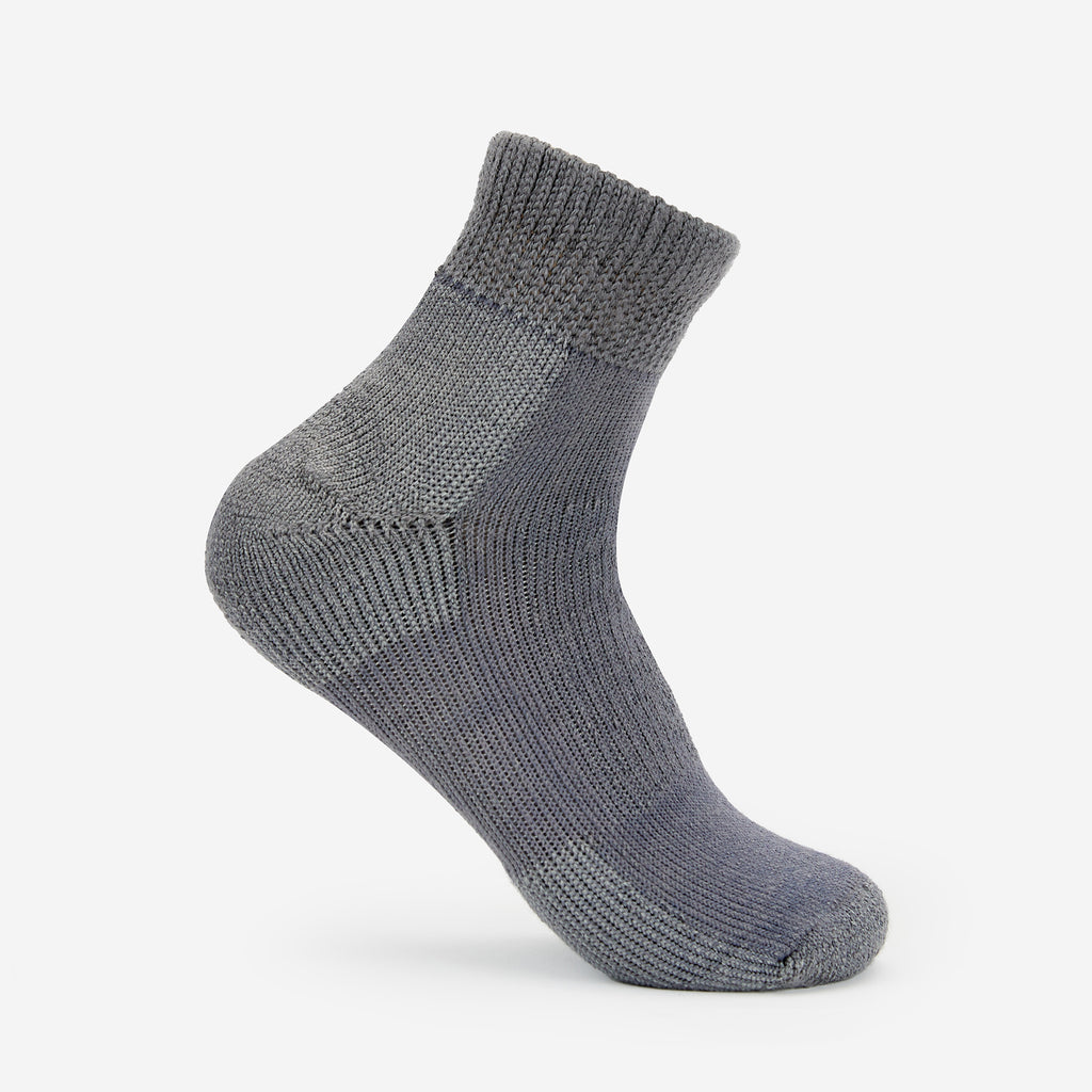 Thorlo Moderate Cushion Ankle Walking Socks | #color_Grey