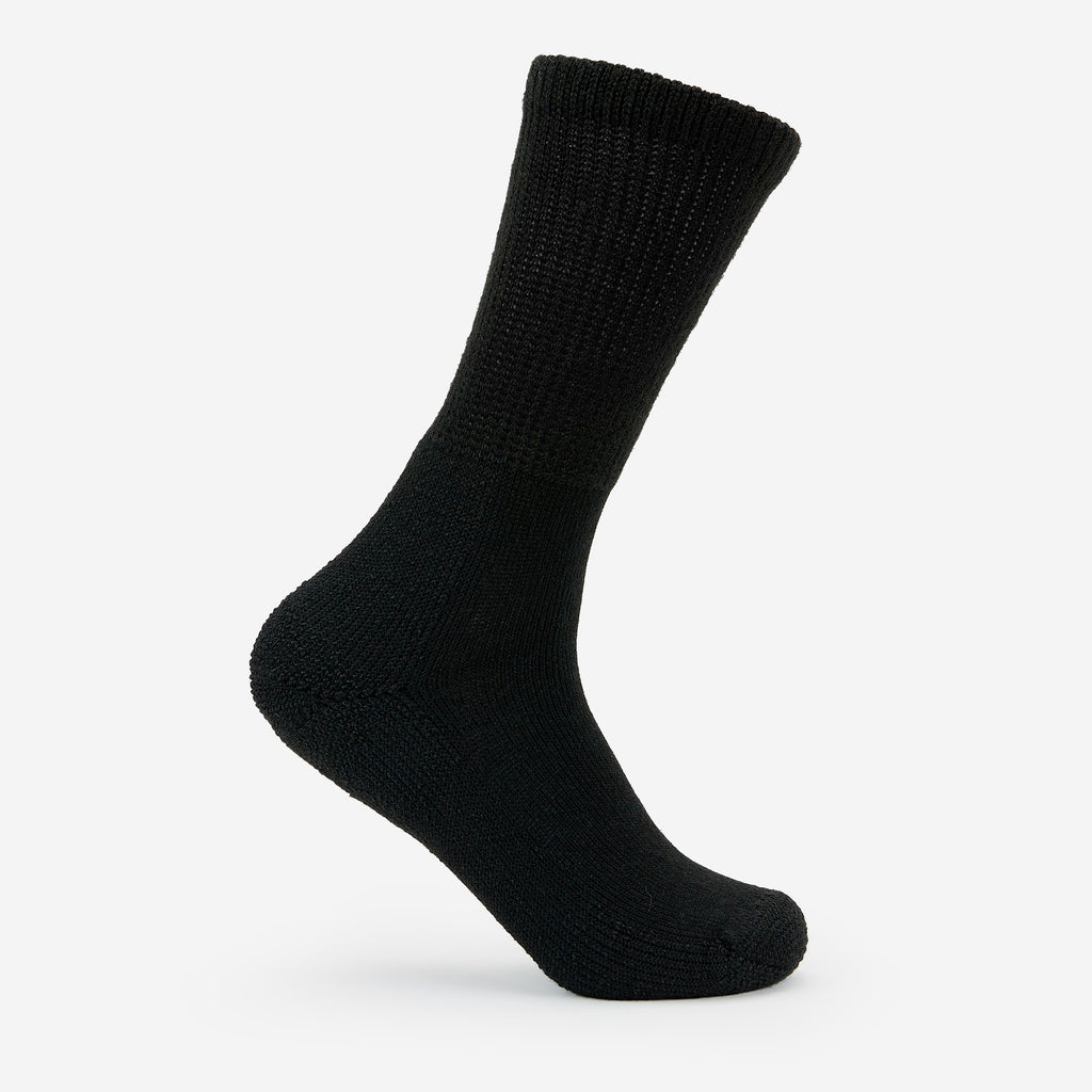 Thorlo Moderate Cushion Crew Walking Socks | #color_black