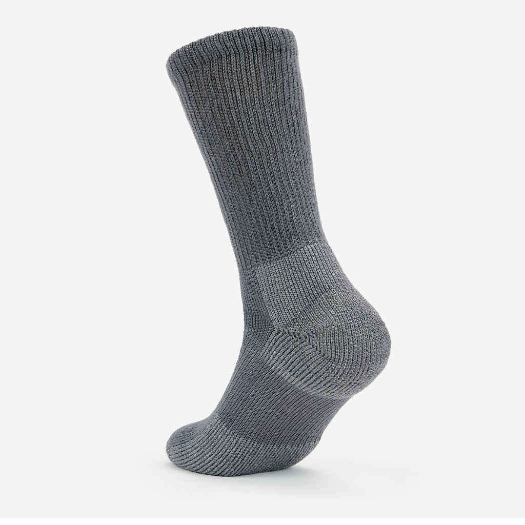 Thorlo Moderate Cushion Crew Walking Socks | #color_Grey