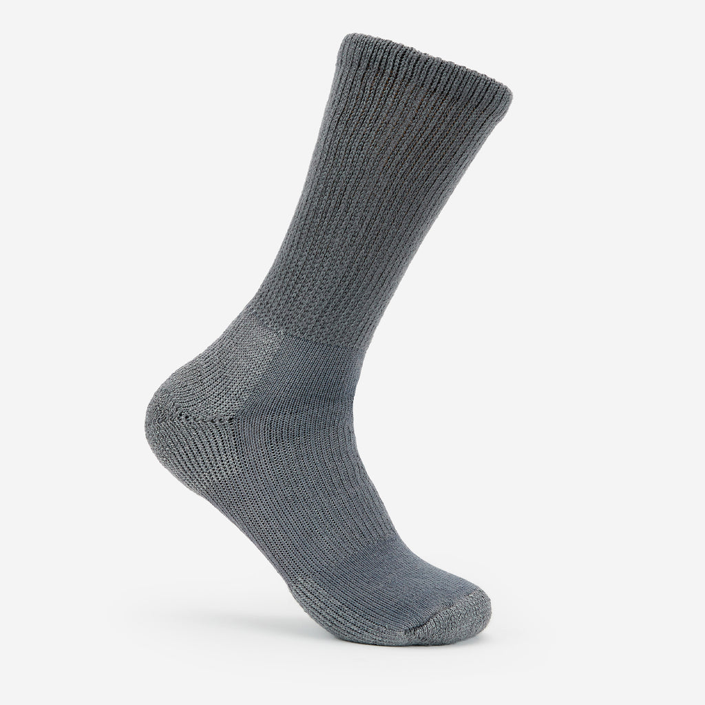 Thorlo Moderate Cushion Crew Walking Socks | #color_Grey