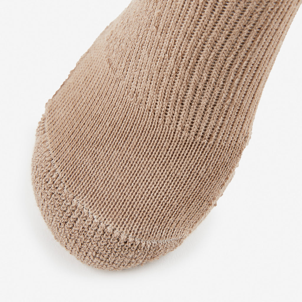 Thorlo Moderate Cushion Crew Walking Socks | #color_khaki