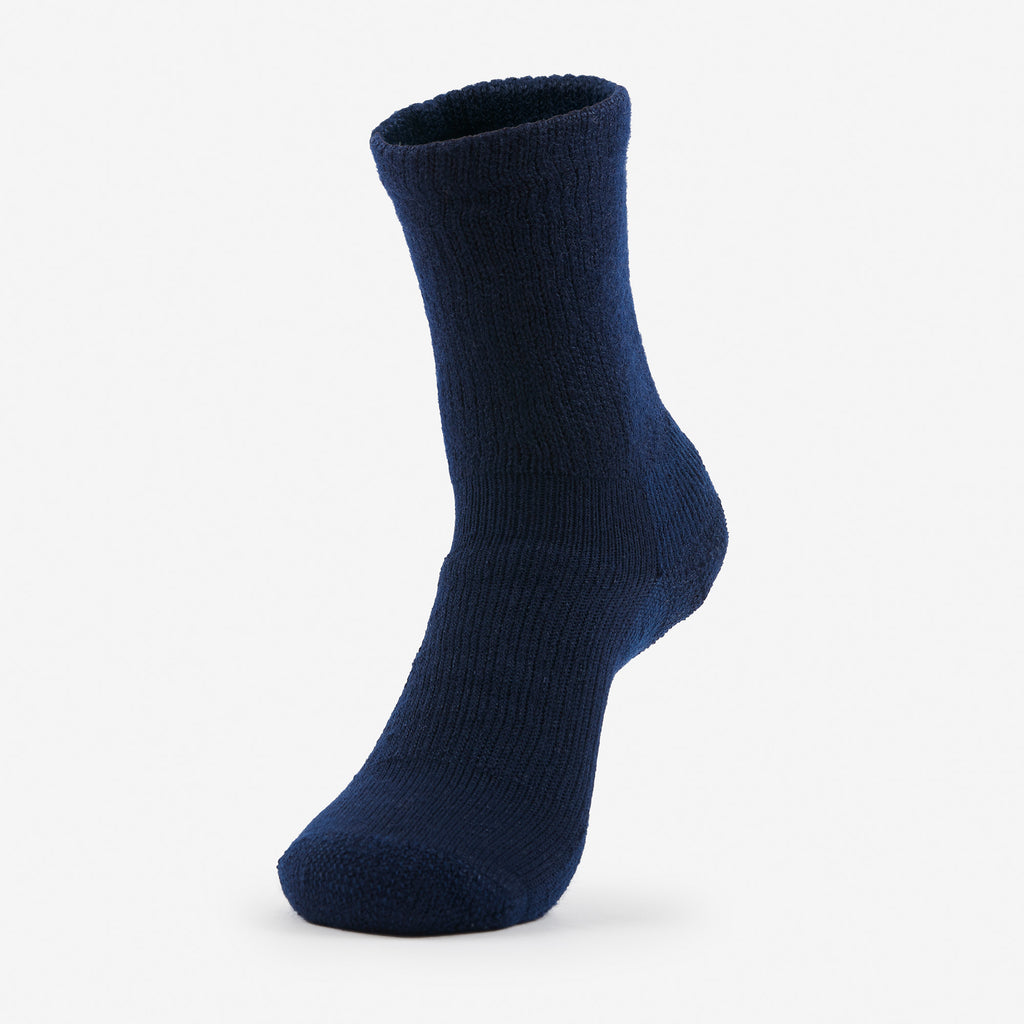 Thorlo Moderate Cushion Crew Walking Socks | #color_navy