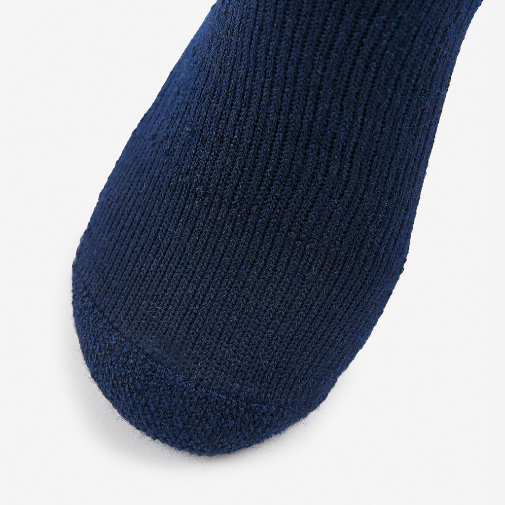 Thorlo Moderate Cushion Crew Walking Socks | #color_navy