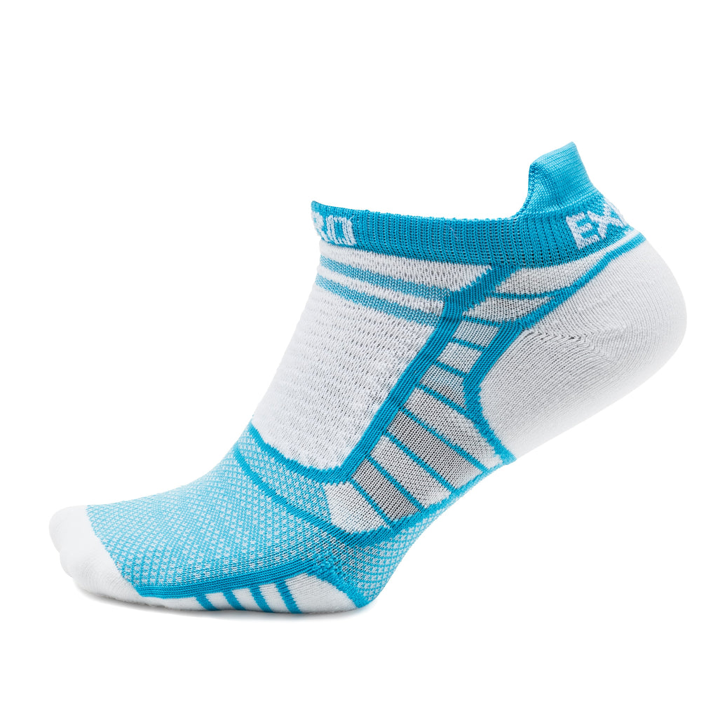 Thorlo Experia PROLITE Ultra-Light Cushion Tab No-Show Socks | #color_Turquoise