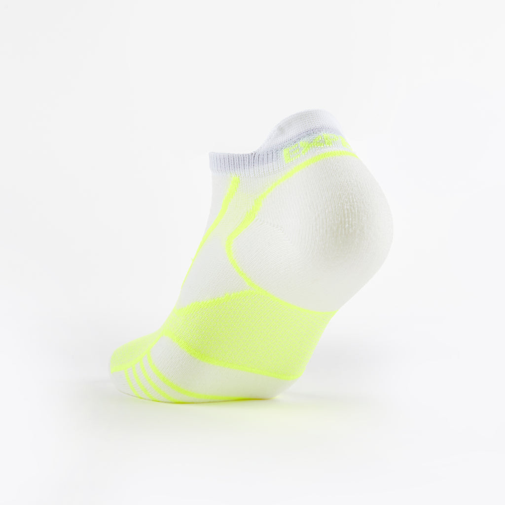 Thorlo Experia PROLITE Ultra-Light Cushion No-Show Tab Rocket Grip Socks | #color_Lime